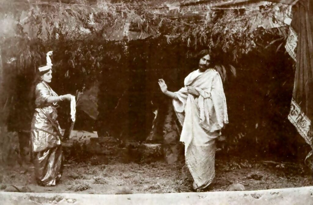 বাল্মীকি প্রতিভা (১৮৮১) নাটকে রবীন্দ্রনাথ